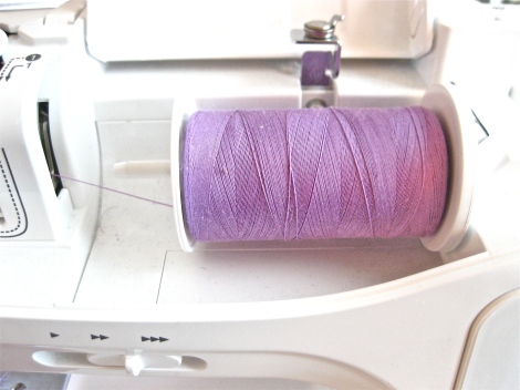 Purple thread for Baby bib